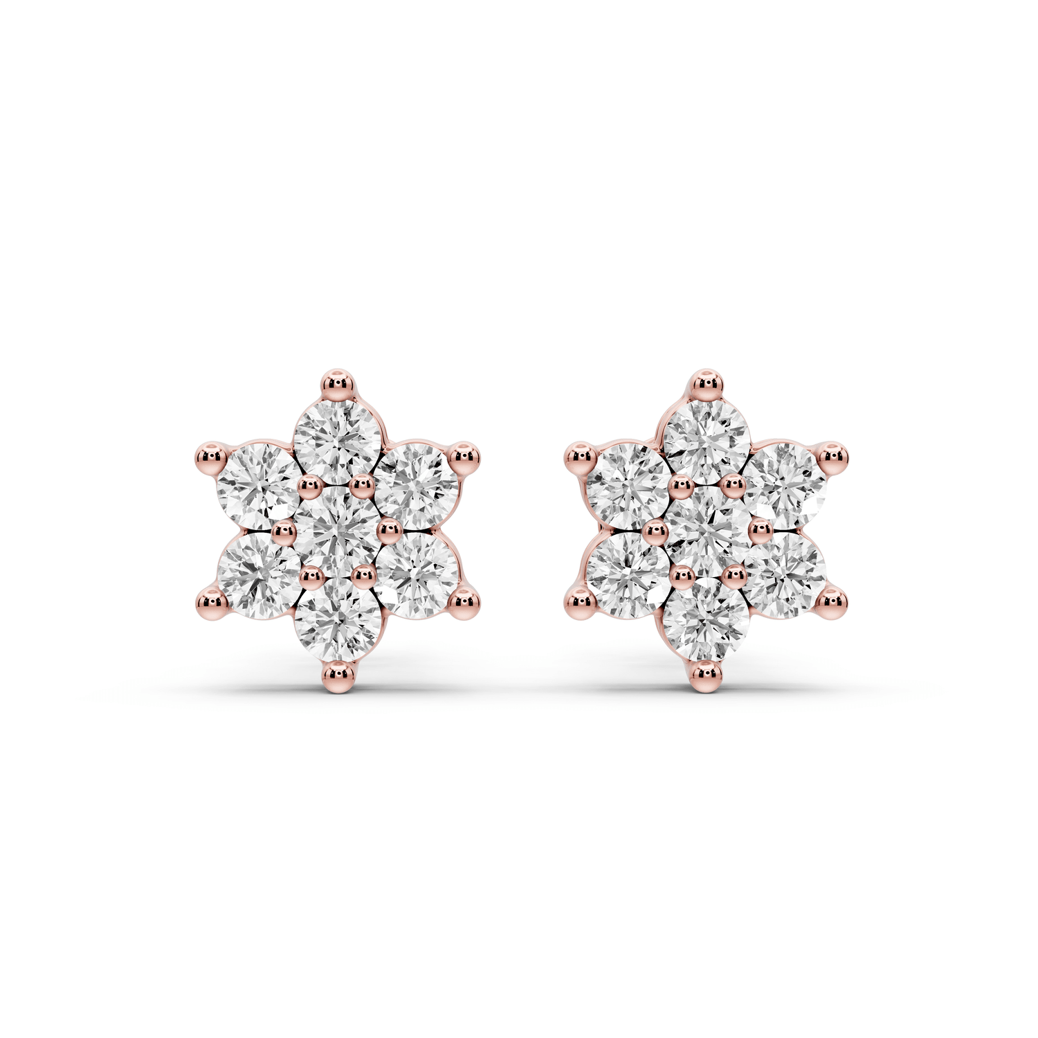 Gemma Earrings Rose Gold - Mr. Alex Jewelry