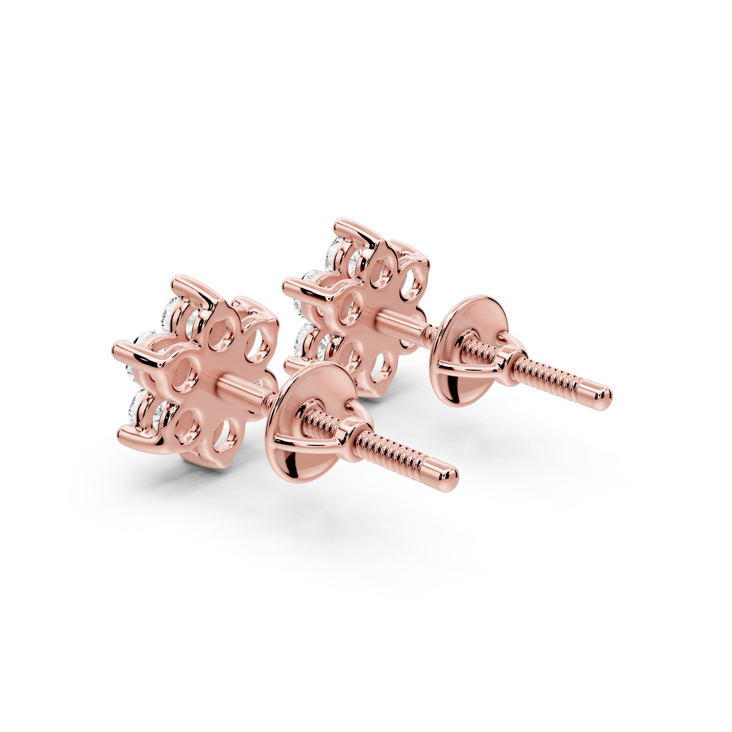 Gemma Earrings Rose Gold - Mr. Alex Jewelry