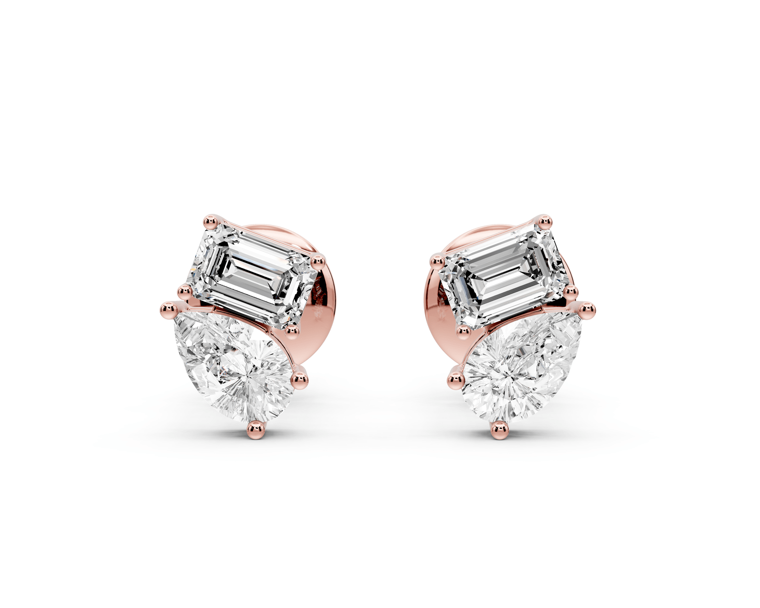 Gia Earrings Rose Gold - Mr. Alex Jewelry