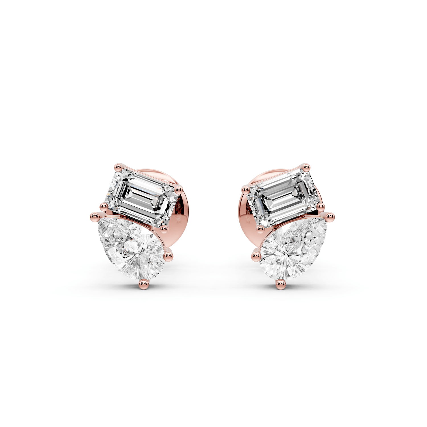 Gia Earrings Rose Gold - Mr. Alex Jewelry