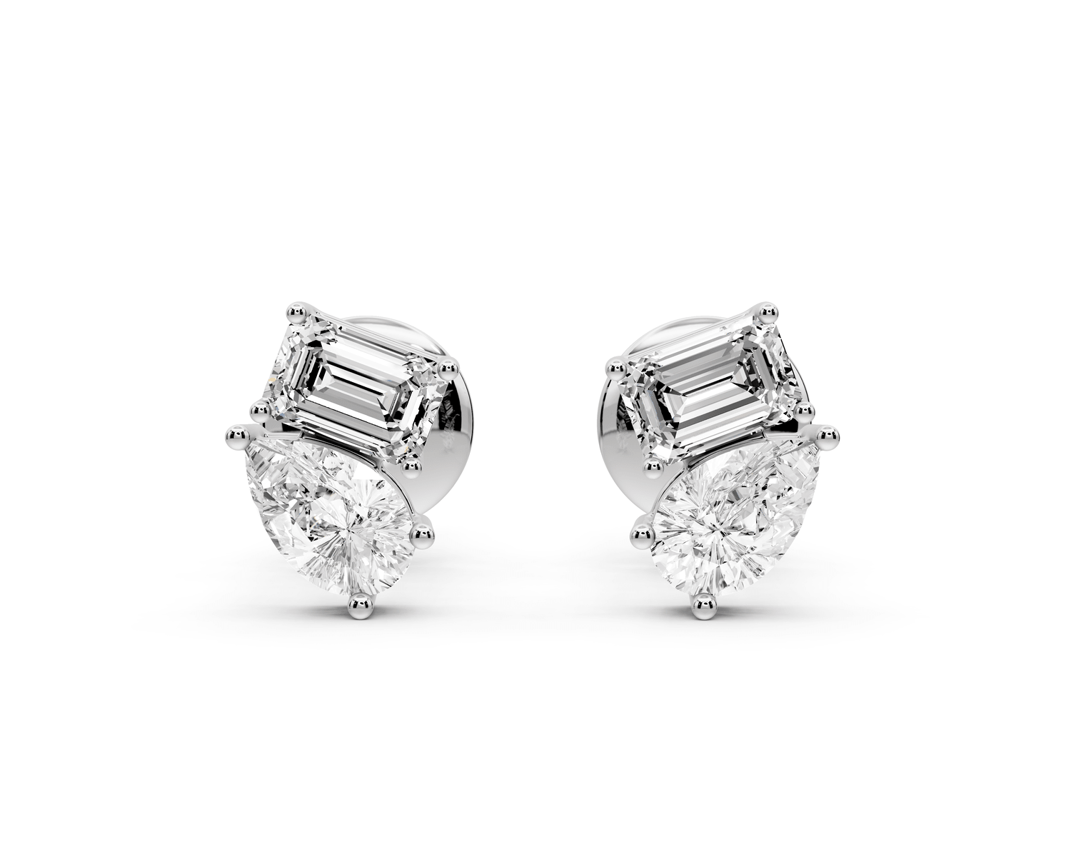 Gia Earrings White Gold - Mr. Alex Jewelry