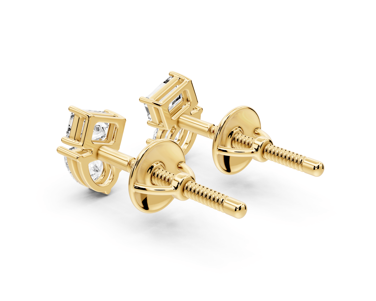 Gia Earrings Yellow Gold - Mr. Alex Jewelry