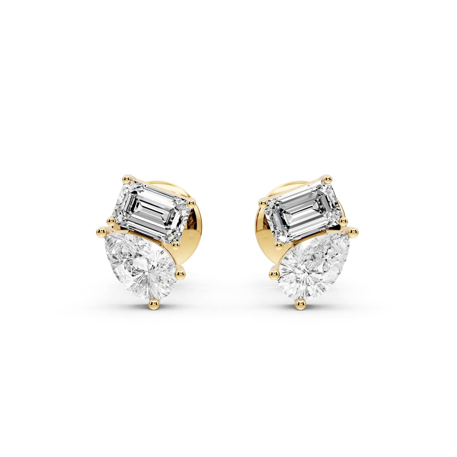 Gia Earrings Yellow Gold - Mr. Alex Jewelry
