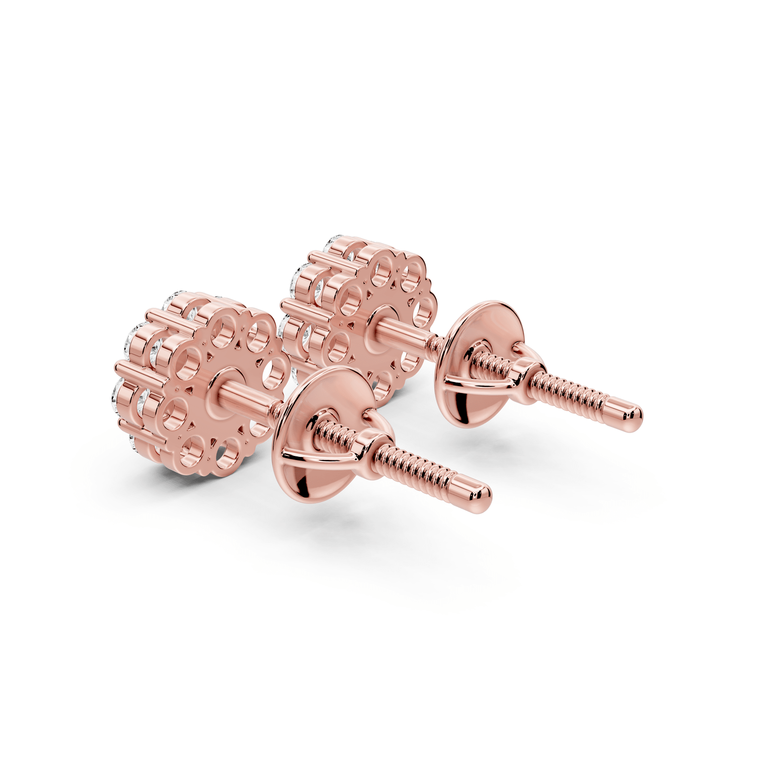 Iris Earrings Rose Gold - Mr. Alex Jewelry