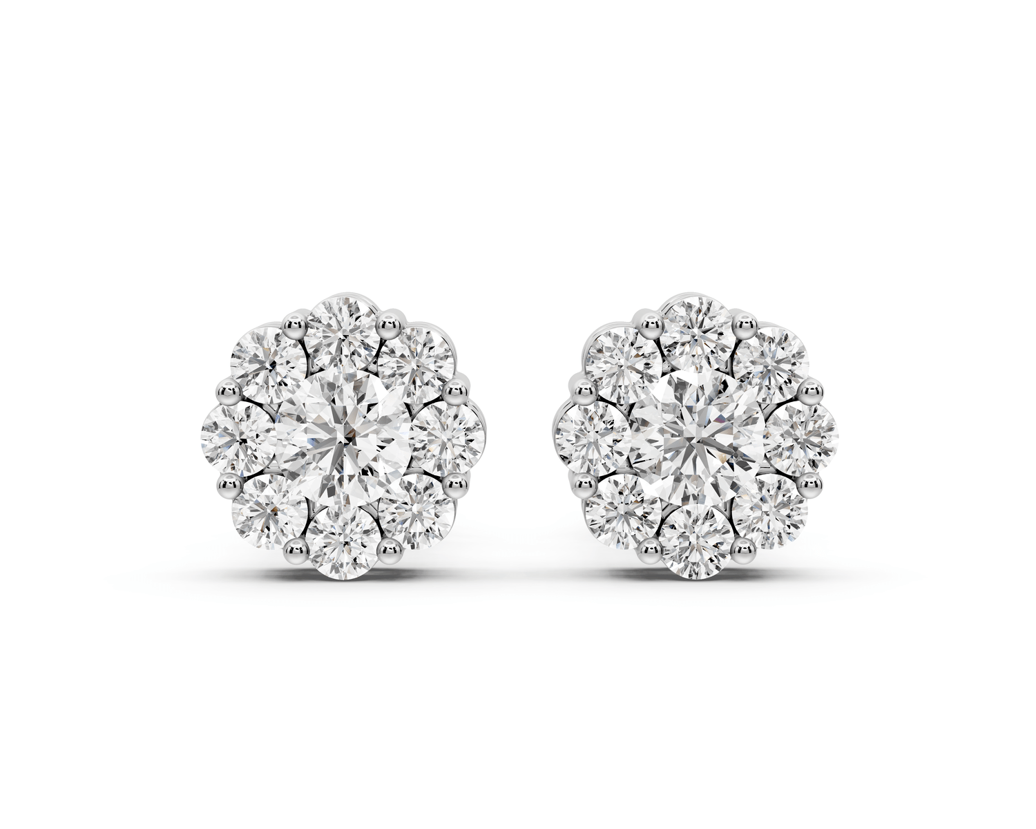 Iris Earrings White Gold - Mr. Alex Jewelry