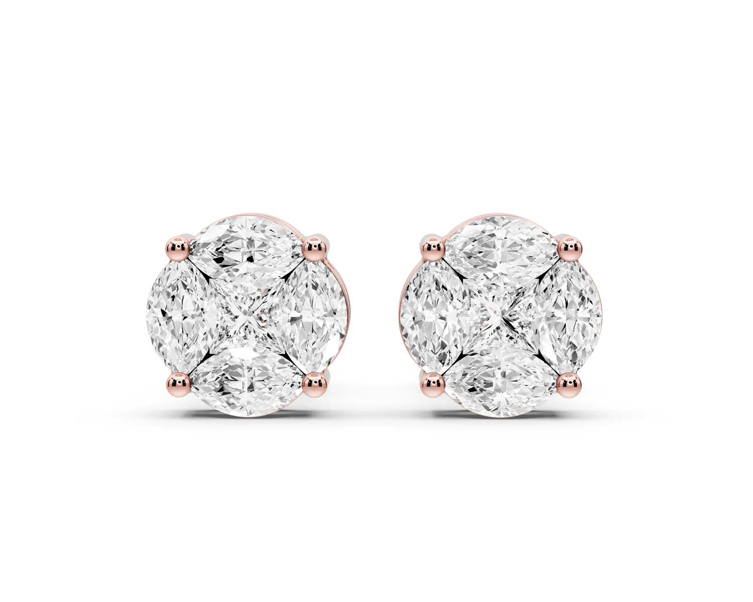 Isla Earrings Rose Gold - Mr. Alex Jewelry