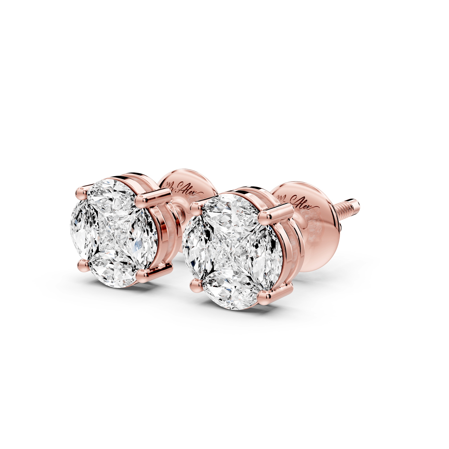 Isla Earrings Rose Gold - Mr. Alex Jewelry