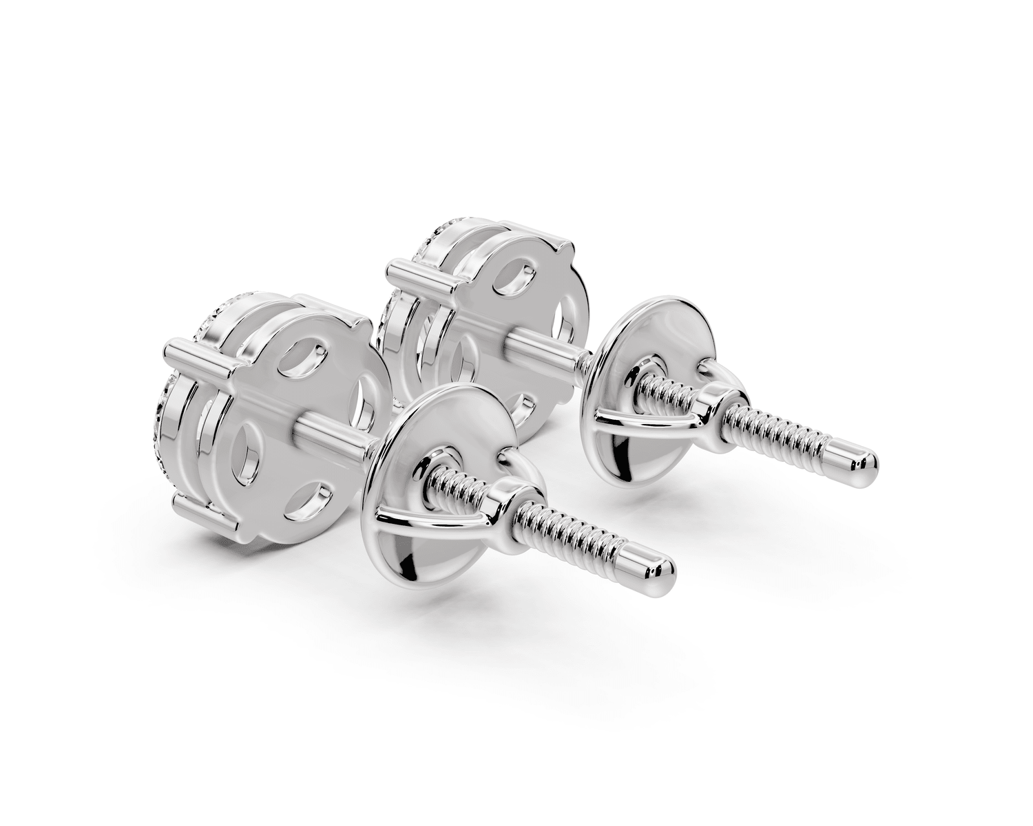 Isla Earrings White Gold - Mr. Alex Jewelry