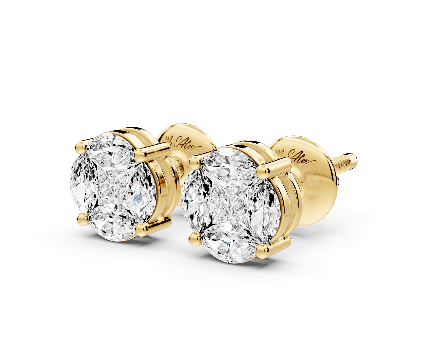 Isla Earrings Yellow Gold - Mr. Alex Jewelry