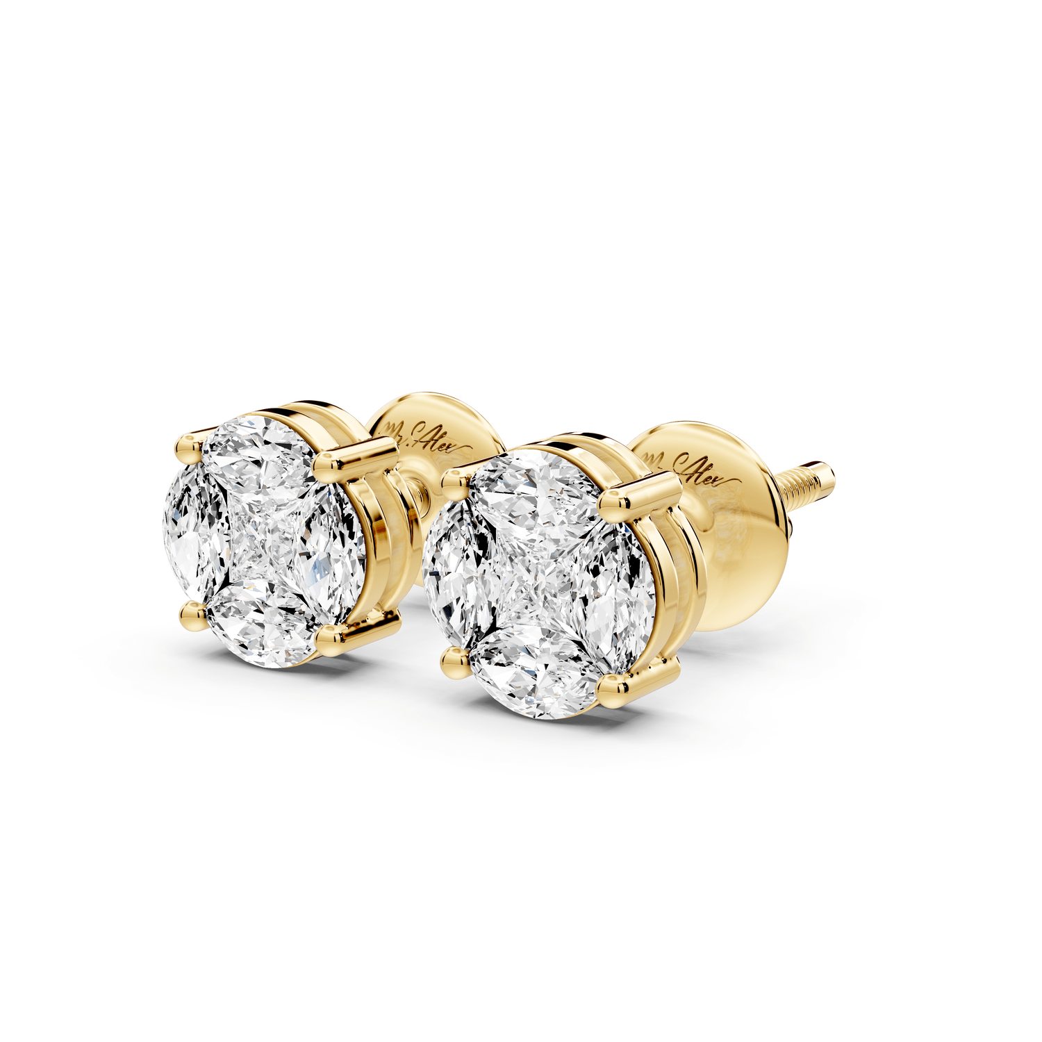 Isla Earrings Yellow Gold - Mr. Alex Jewelry