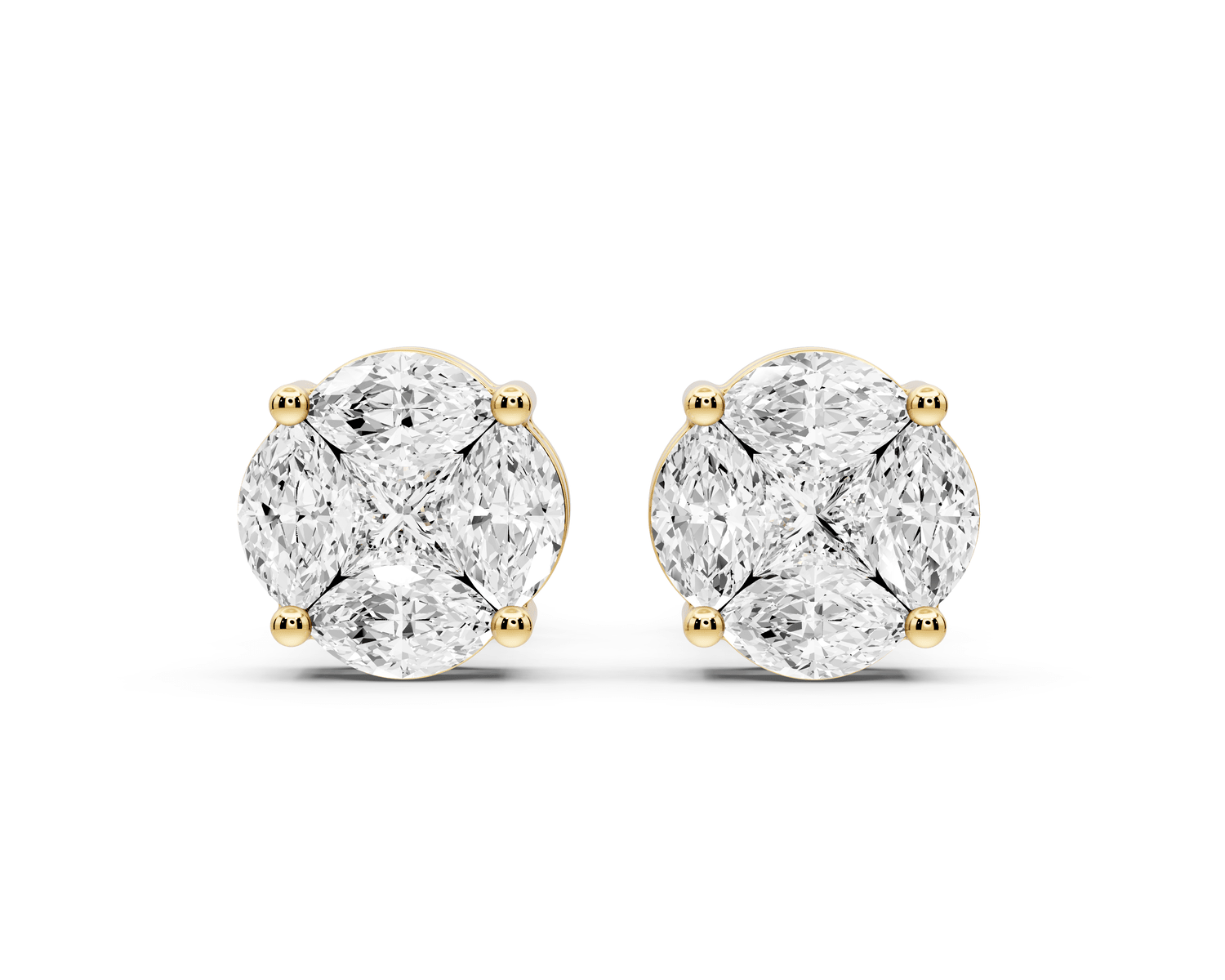 Isla Earrings Yellow Gold - Mr. Alex Jewelry