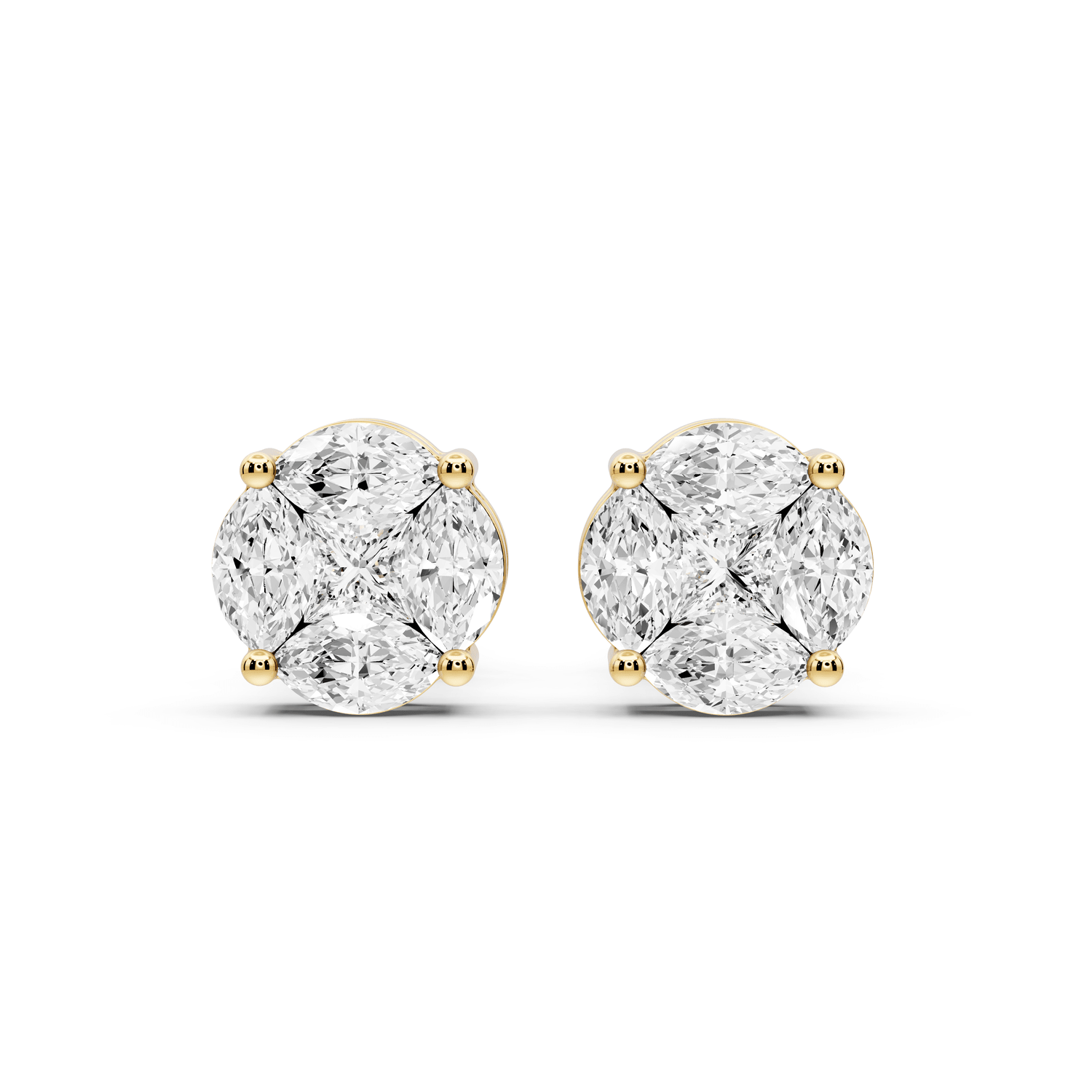 Isla Earrings Yellow Gold - Mr. Alex Jewelry