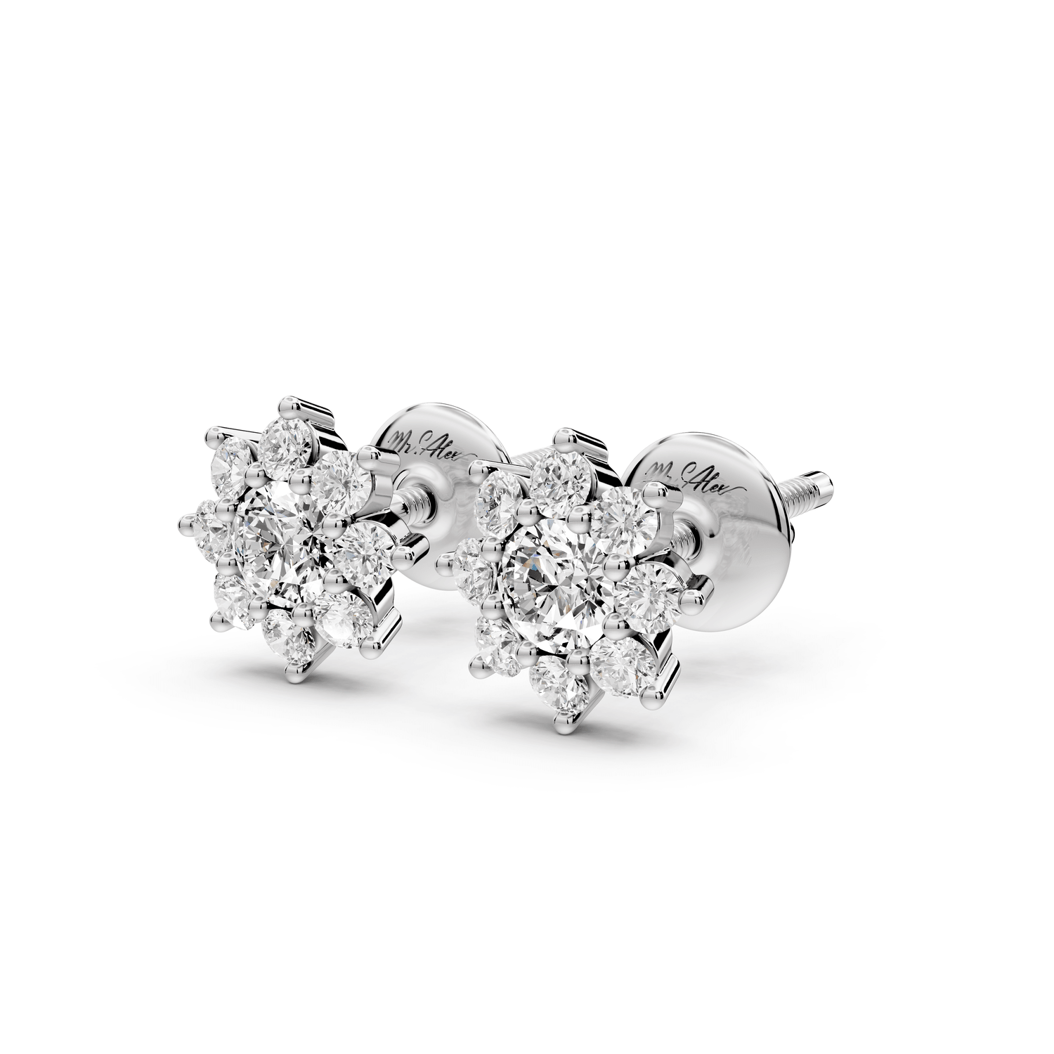 Ivy Earrings White Gold - Mr. Alex Jewelry