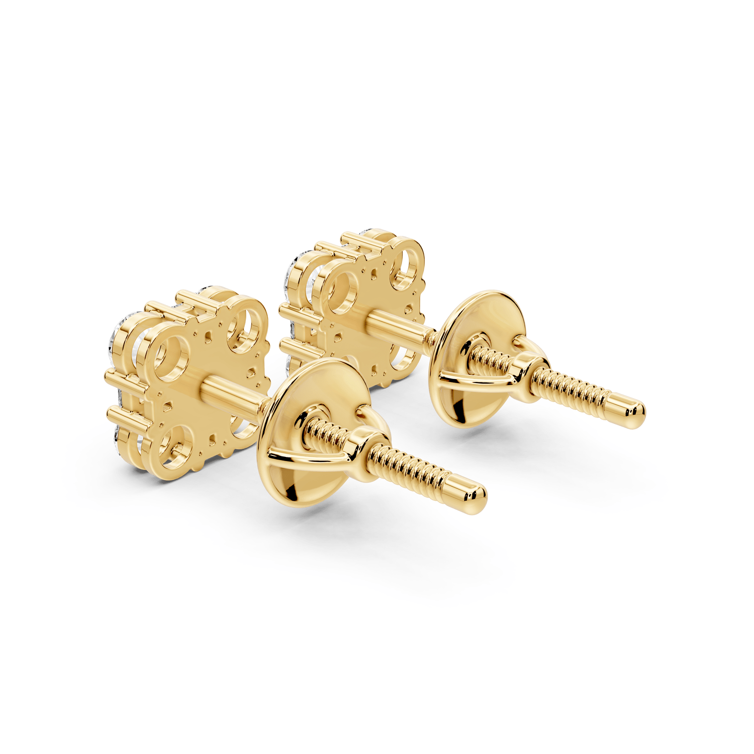 Jade Earrings Yellow Gold - Mr. Alex Jewelry