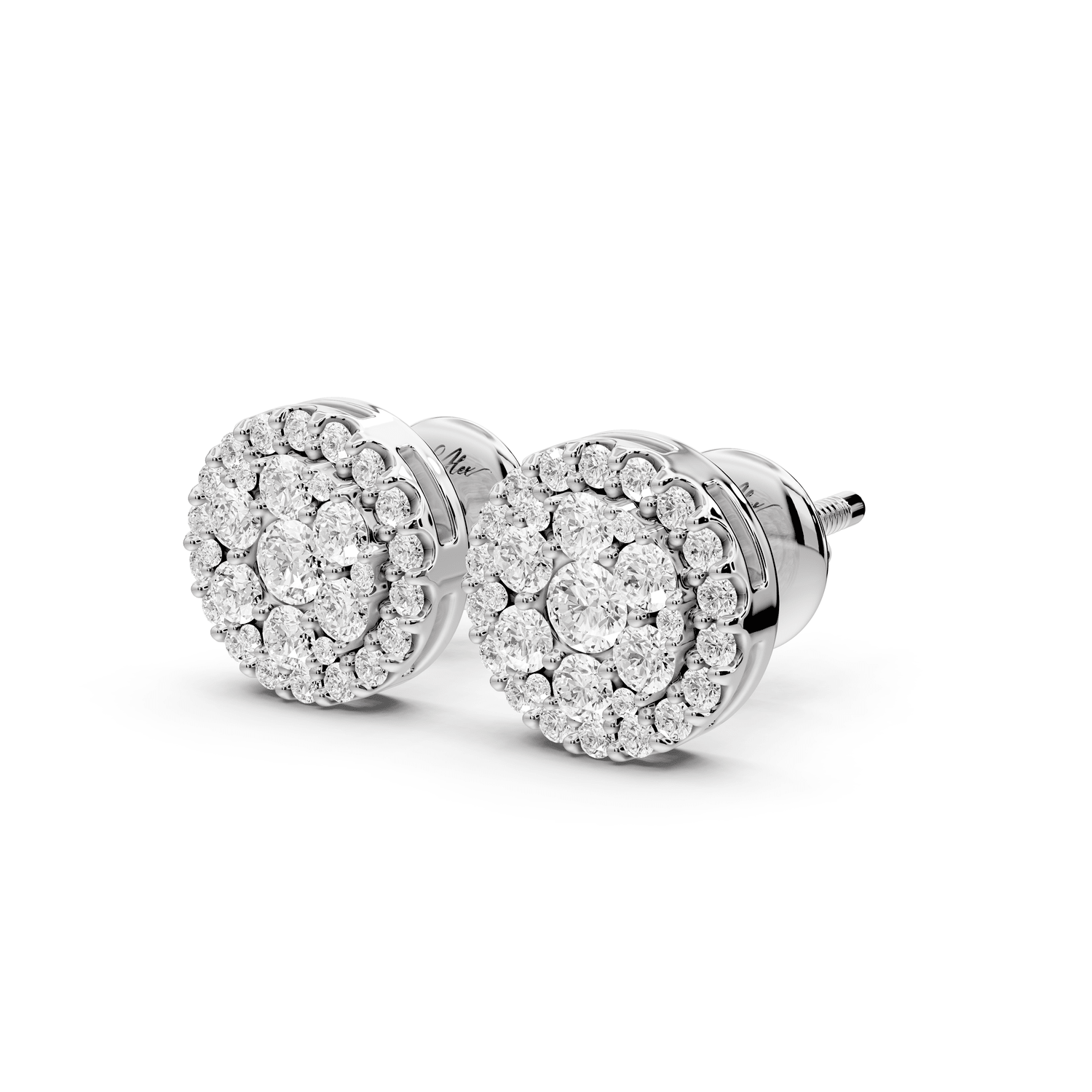 June Earrings White Gold - Mr. Alex Jewelry