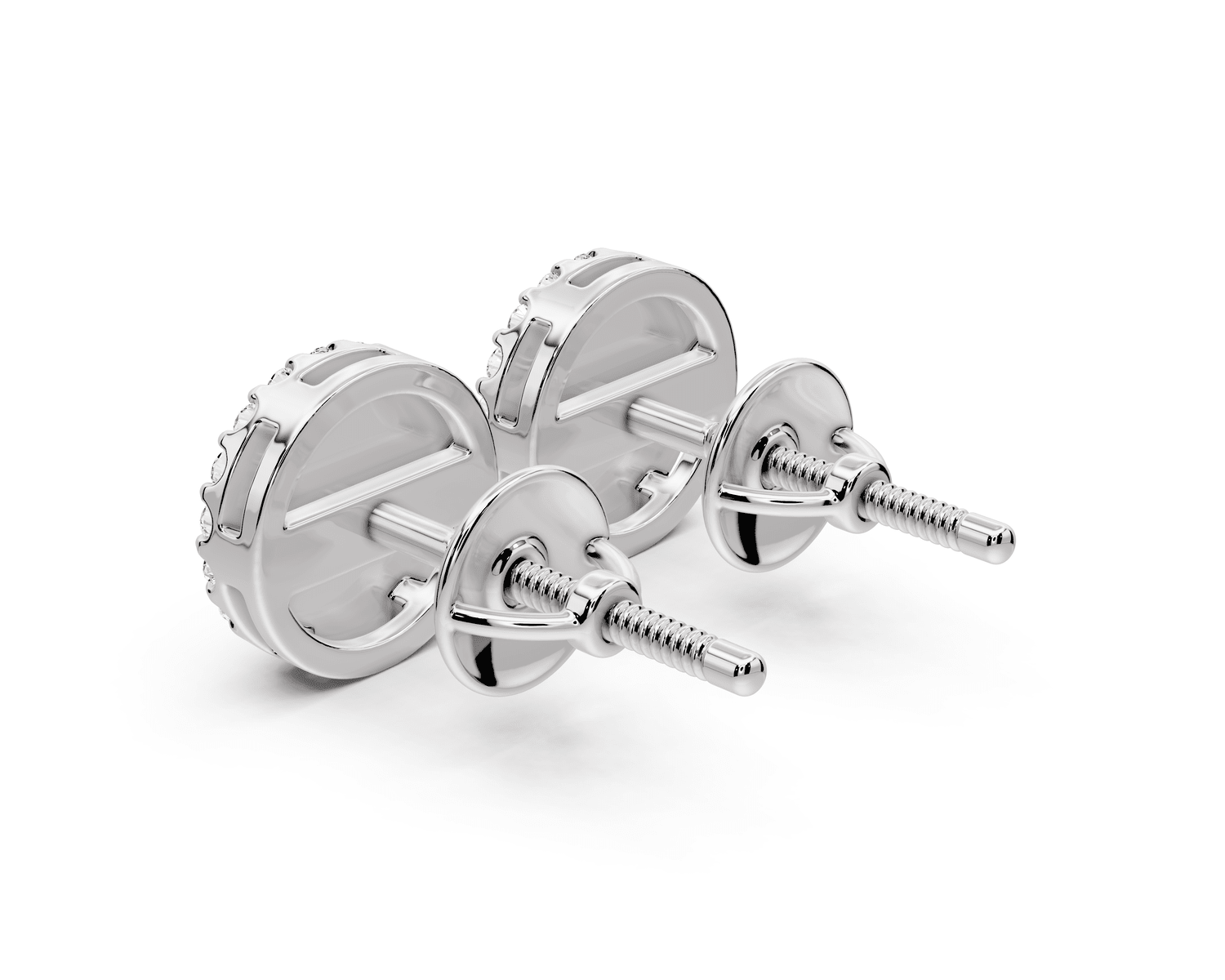 June Earrings White Gold - Mr. Alex Jewelry