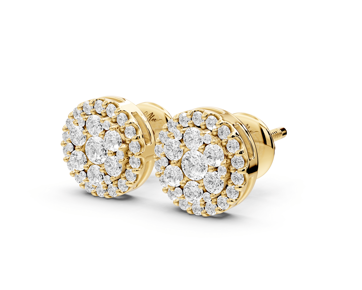 June Earrings Yellow Gold - Mr. Alex Jewelry