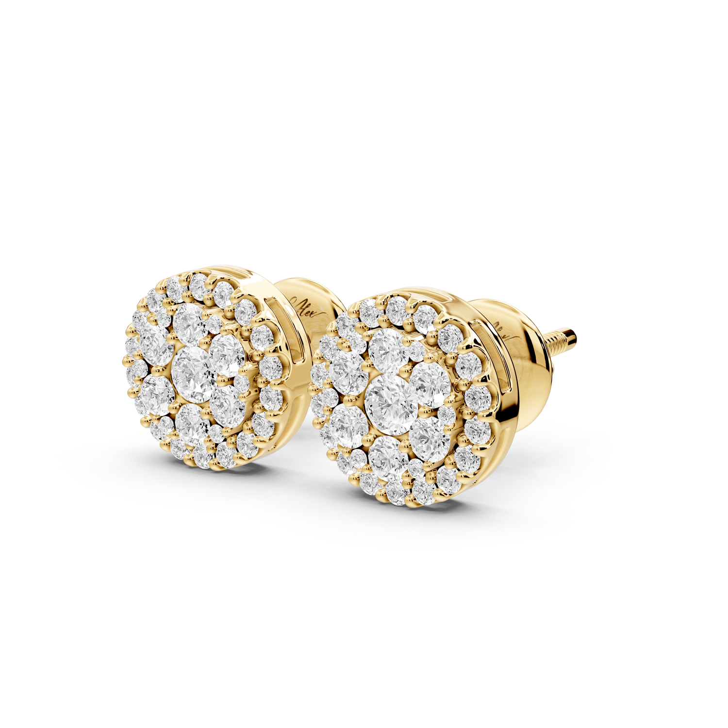 June Earrings Yellow Gold - Mr. Alex Jewelry