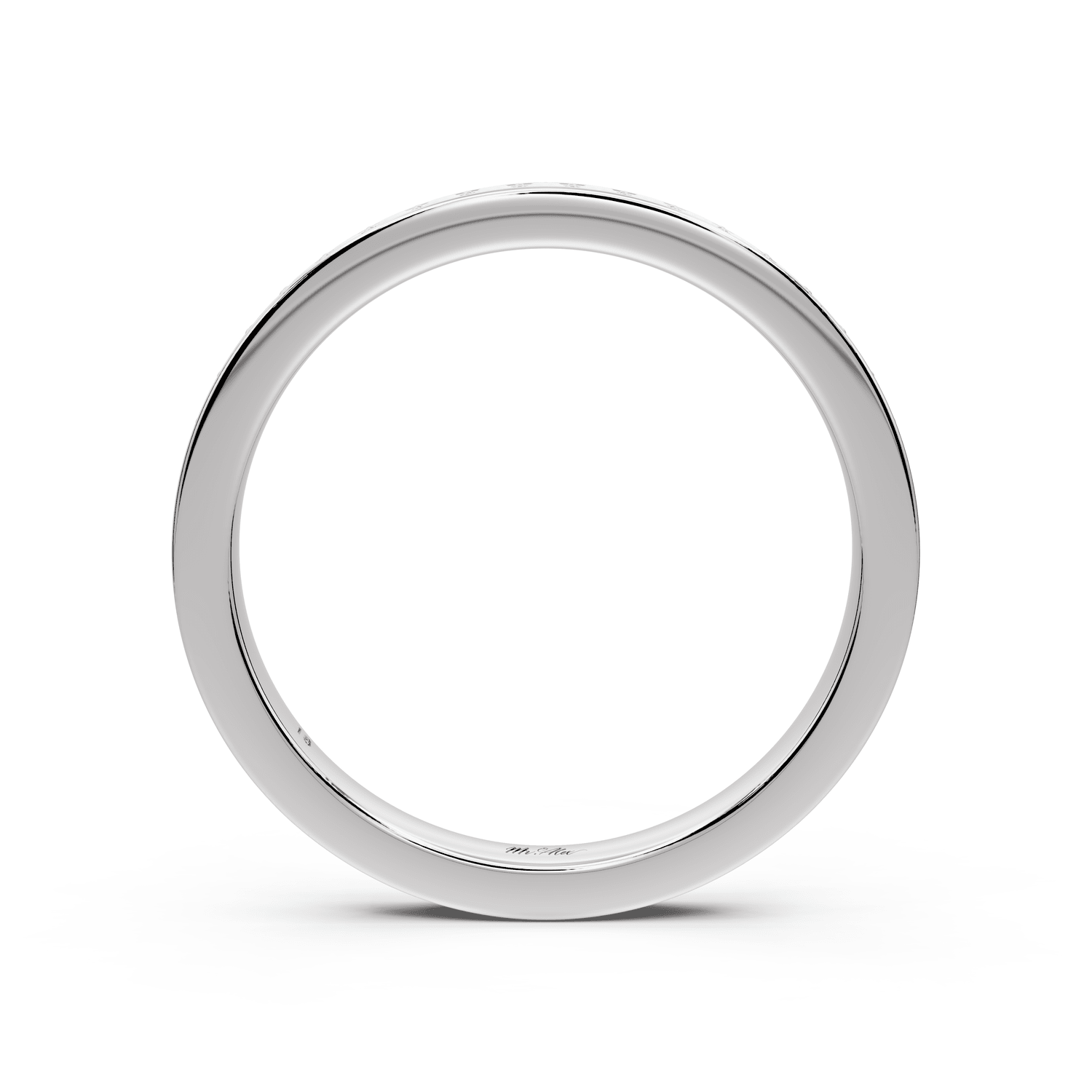Keira - 0.37ct 14k white gold Diamond Pavé Wedding Band Ring - Mr. Alex Jewelry