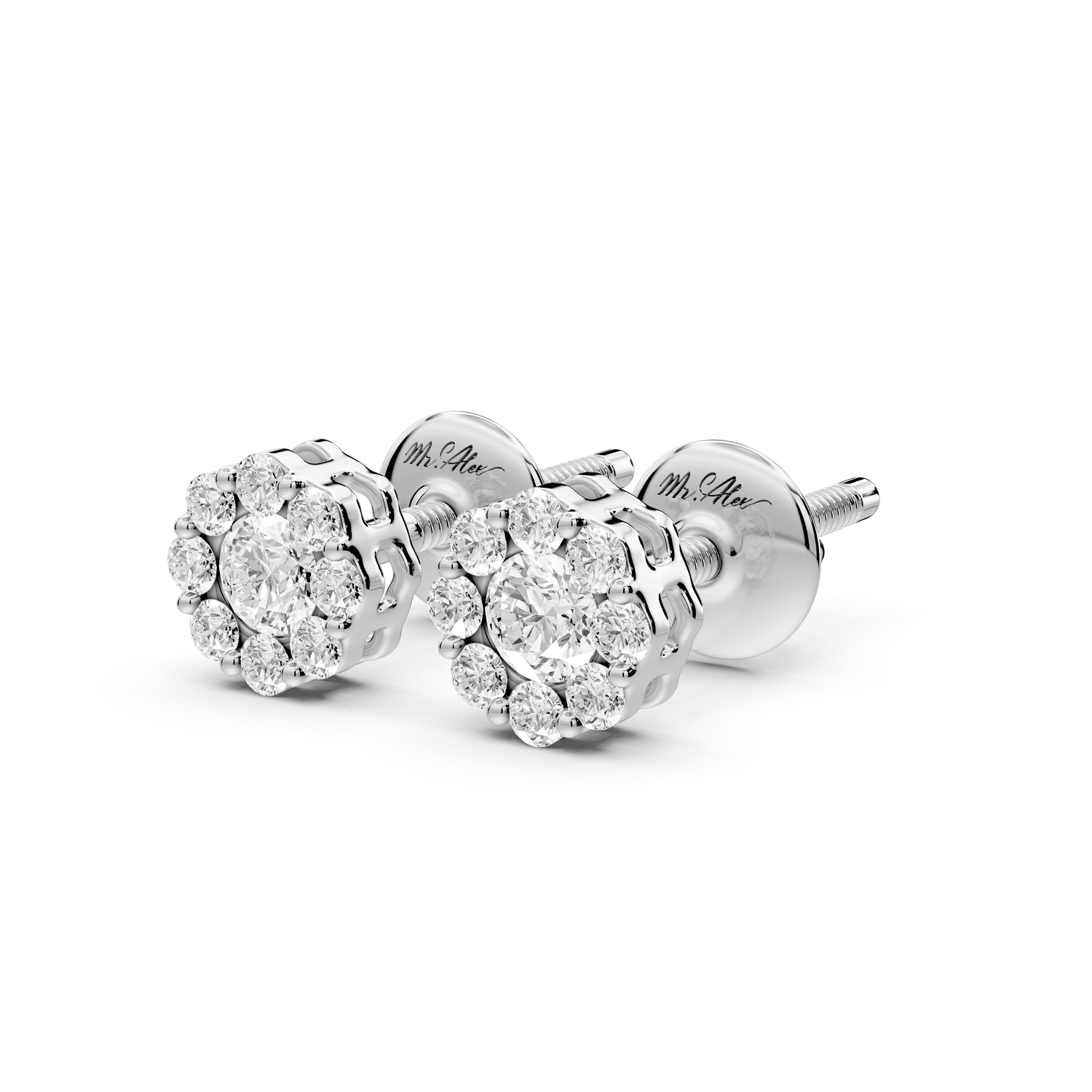 Lana Earrings White Gold - Mr. Alex Jewelry