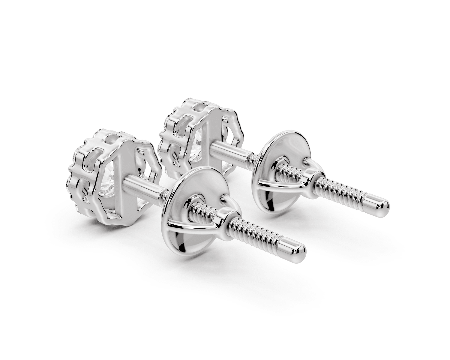 Lana Earrings White Gold - Mr. Alex Jewelry