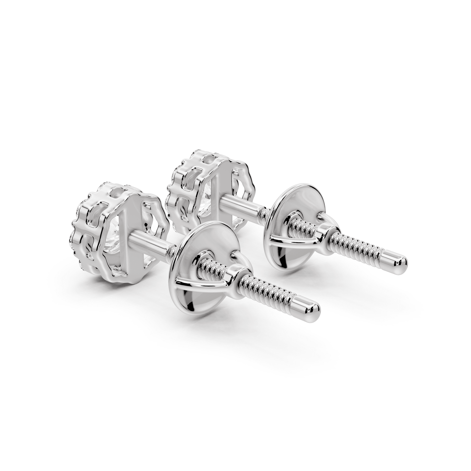Lana Earrings White Gold - Mr. Alex Jewelry