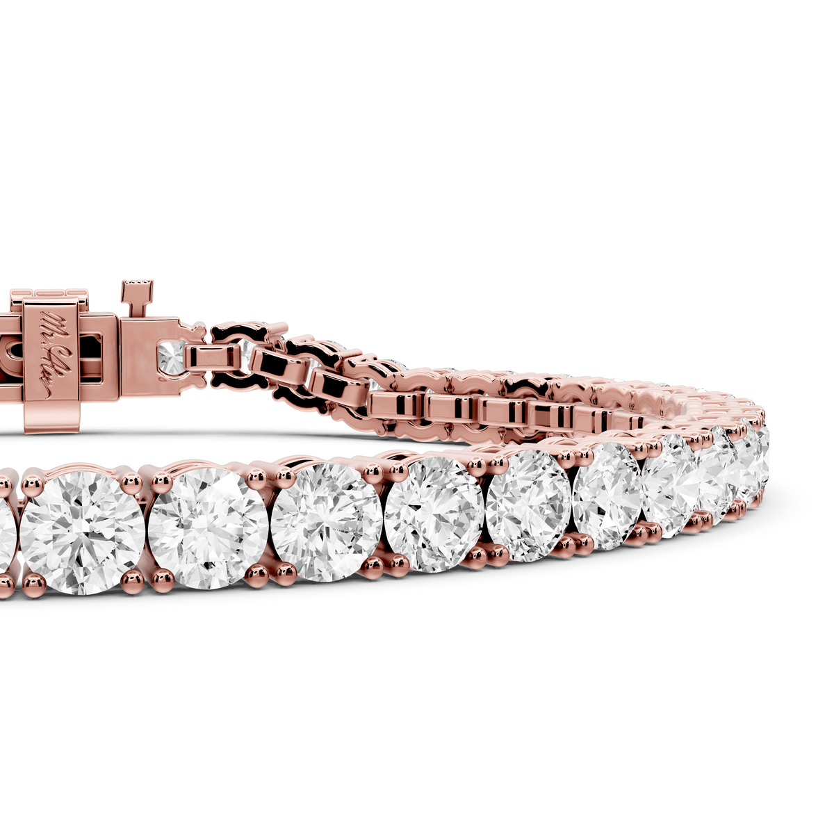 Lena Diamond Tennis Bracelet (4mm) – 14K Rose Gold - Mr. Alex Jewelry