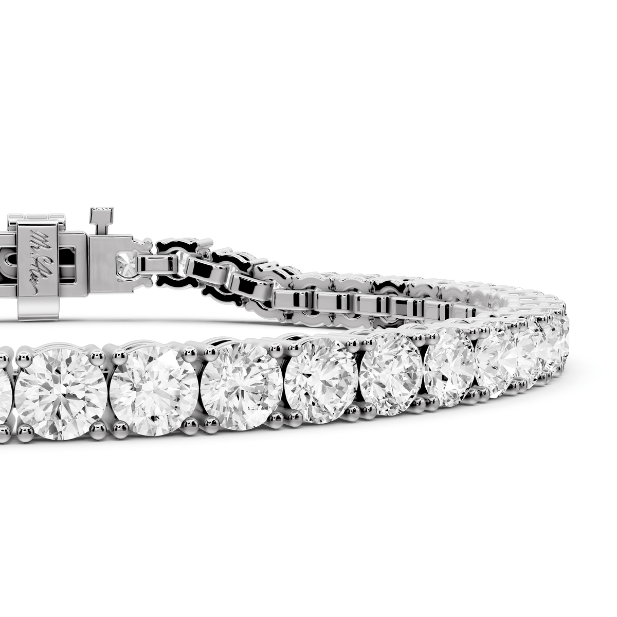 Lena Diamond Tennis Bracelet (4mm) – 14K White Gold - Mr. Alex Jewelry