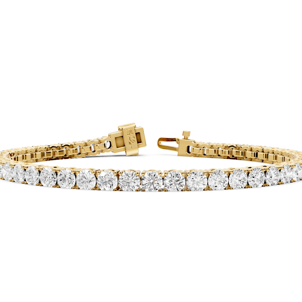 Lena Diamond Tennis Bracelet (4mm) – 14K Yellow Gold - Mr. Alex Jewelry
