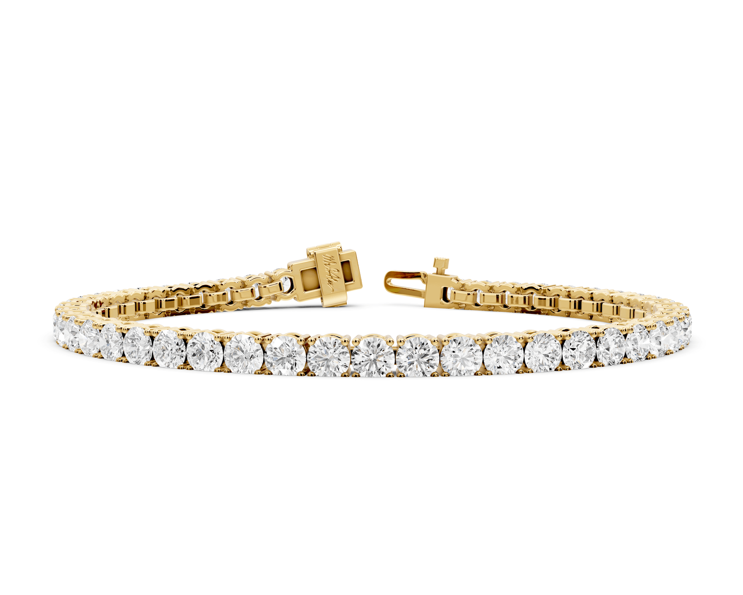 Lena Diamond Tennis Bracelet (4mm) – 14K Yellow Gold - Mr. Alex Jewelry