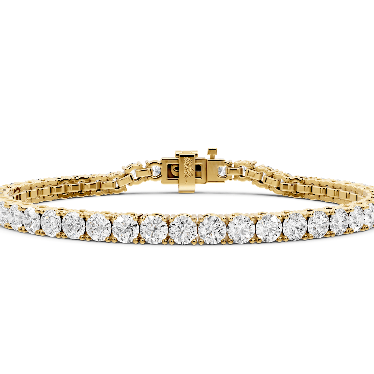 Lena Diamond Tennis Bracelet (4mm) – 14K Yellow Gold - Mr. Alex Jewelry