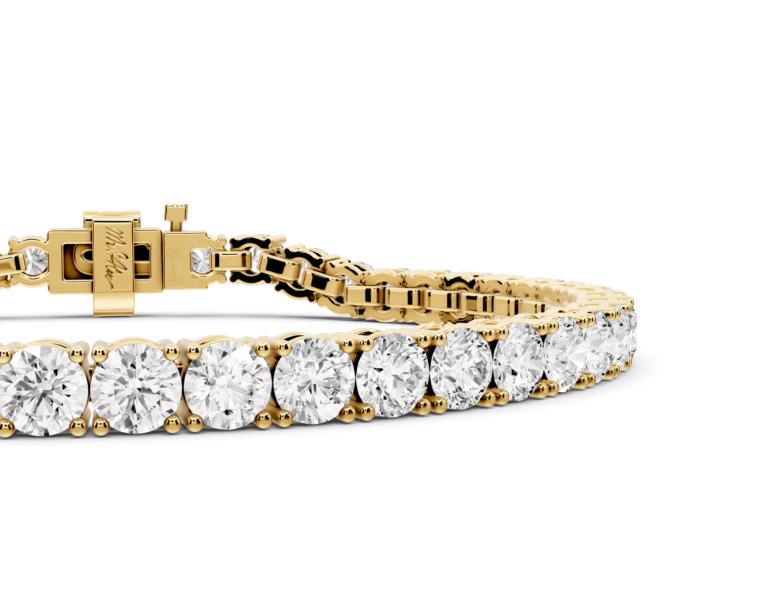 Lena Diamond Tennis Bracelet (4mm) – 14K Yellow Gold - Mr. Alex Jewelry