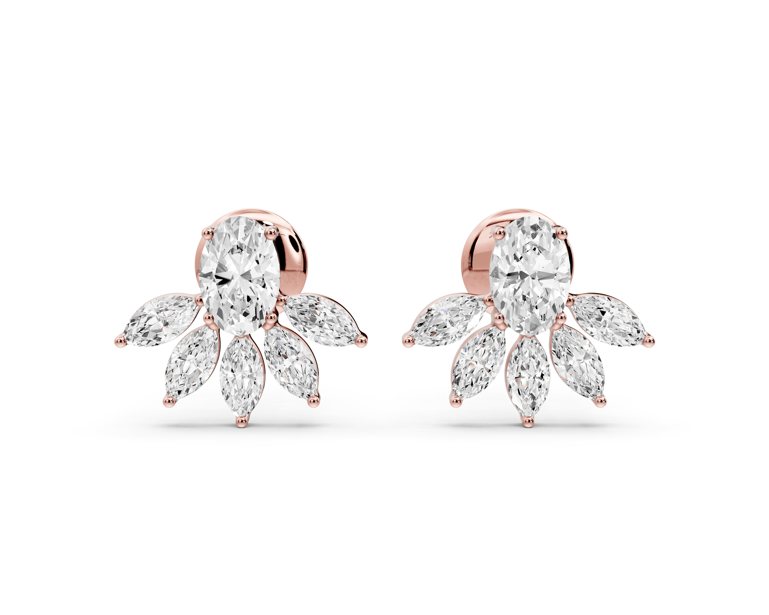 Lexi Earrings Rose Gold - Mr. Alex Jewelry