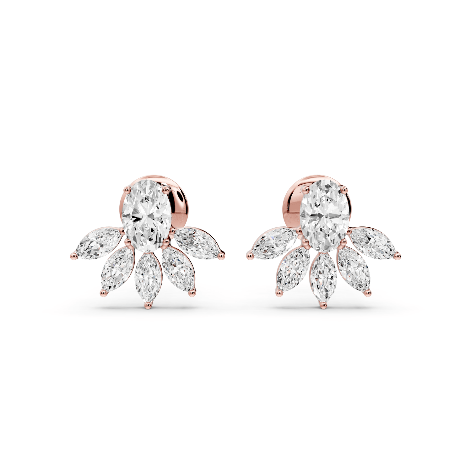 Lexi Earrings Rose Gold - Mr. Alex Jewelry