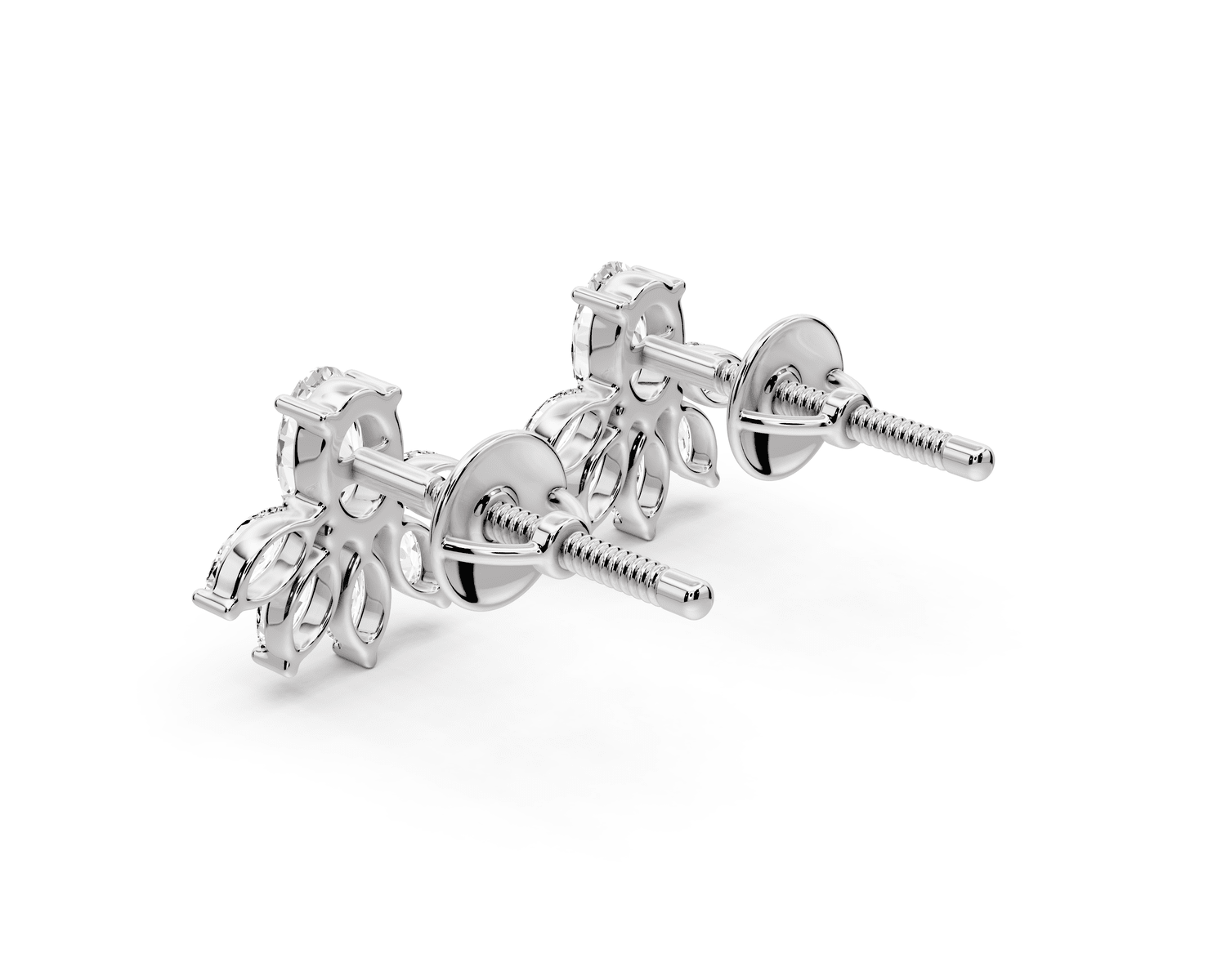 Lexi Earrings White Gold - Mr. Alex Jewelry