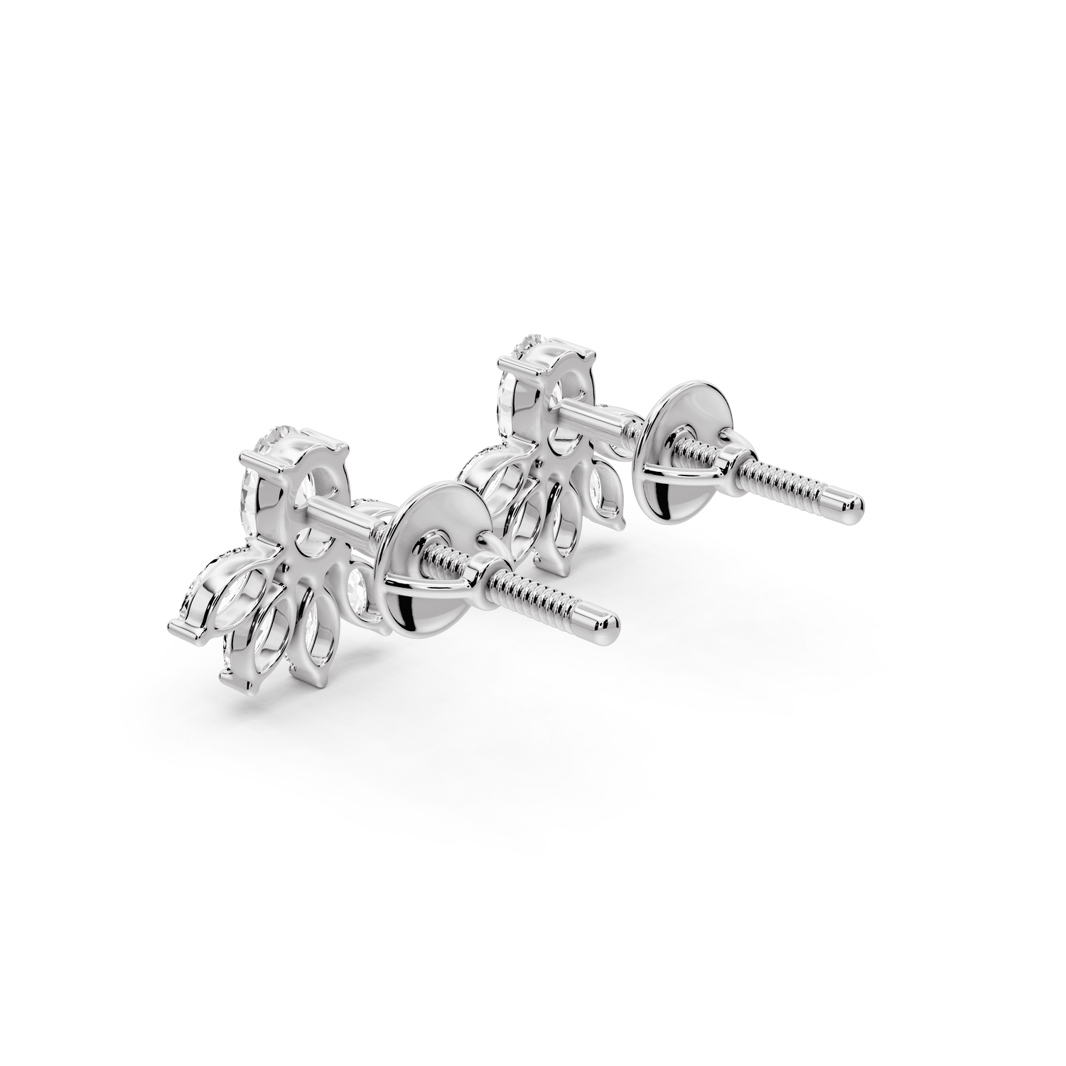 Lexi Earrings White Gold - Mr. Alex Jewelry