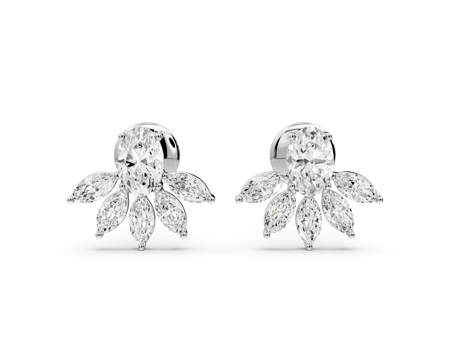 Lexi Earrings White Gold - Mr. Alex Jewelry