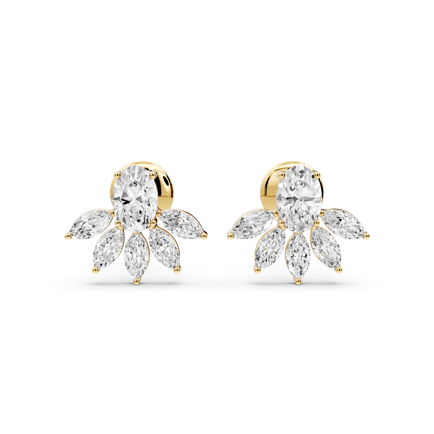 Lexi Earrings Yellow Gold - Mr. Alex Jewelry