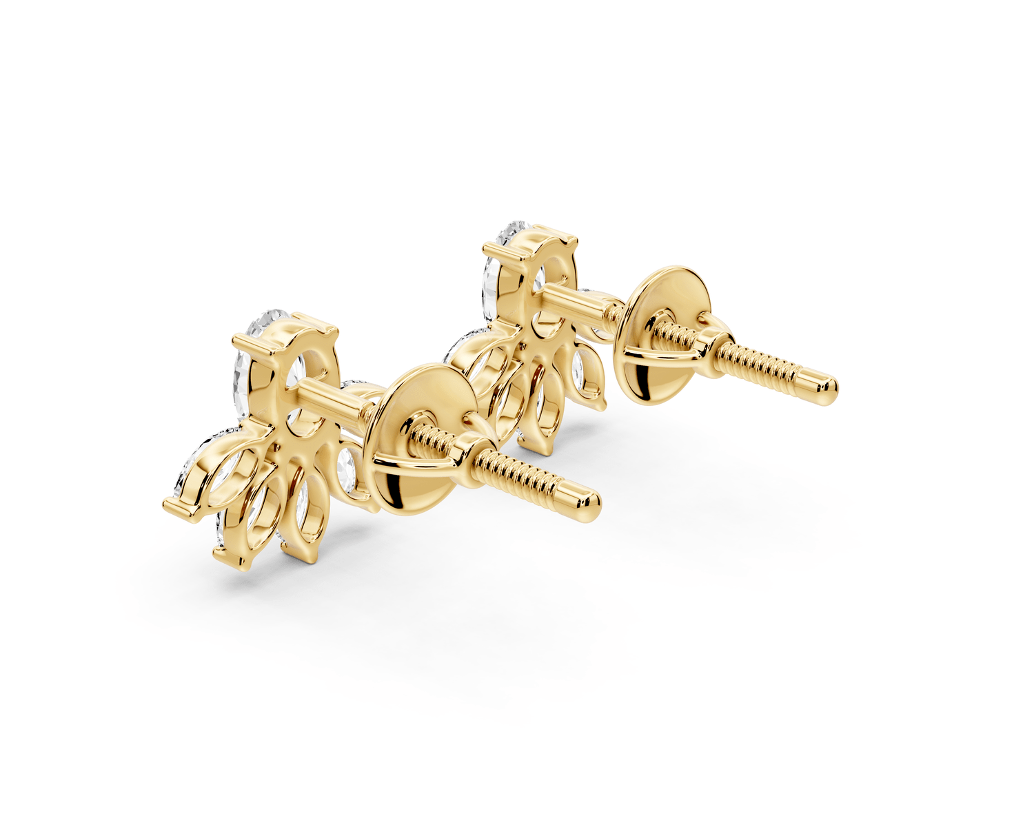 Lexi Earrings Yellow Gold - Mr. Alex Jewelry