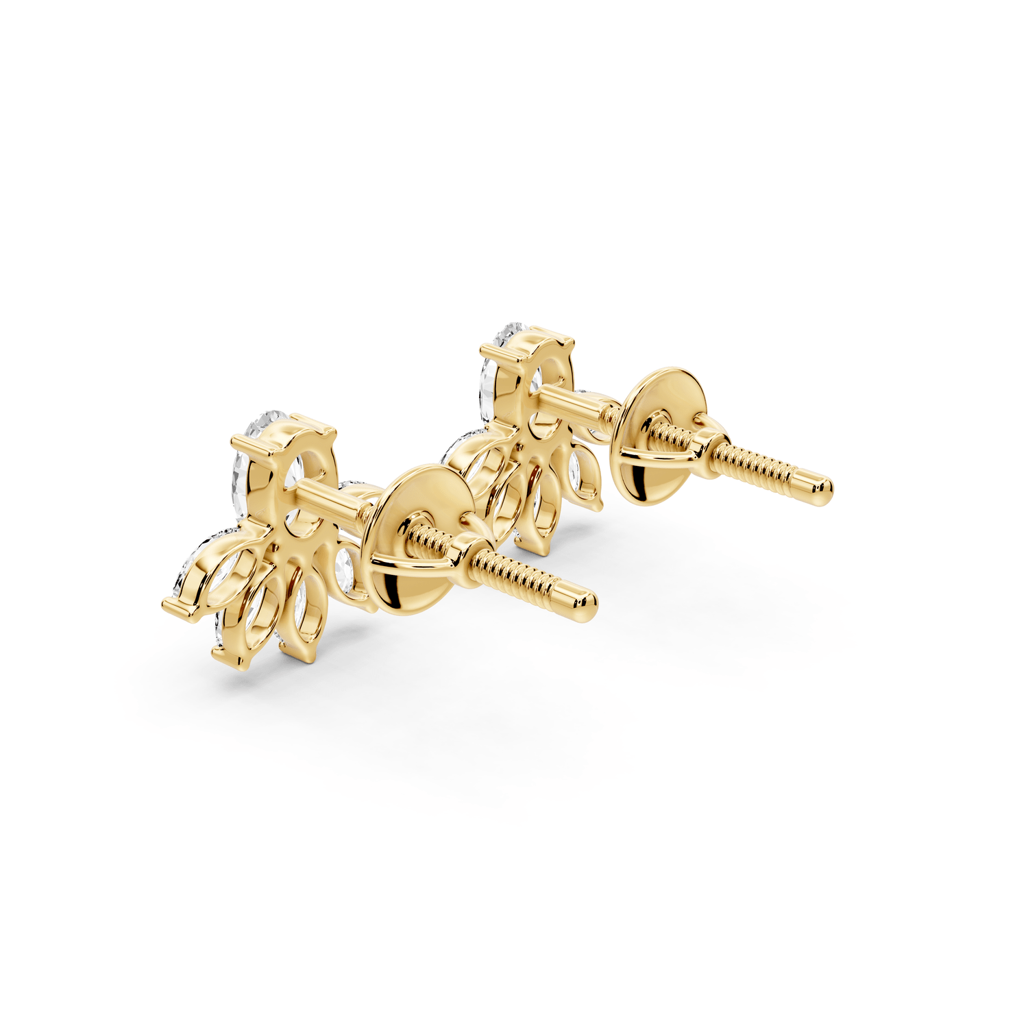 Lexi Earrings Yellow Gold - Mr. Alex Jewelry