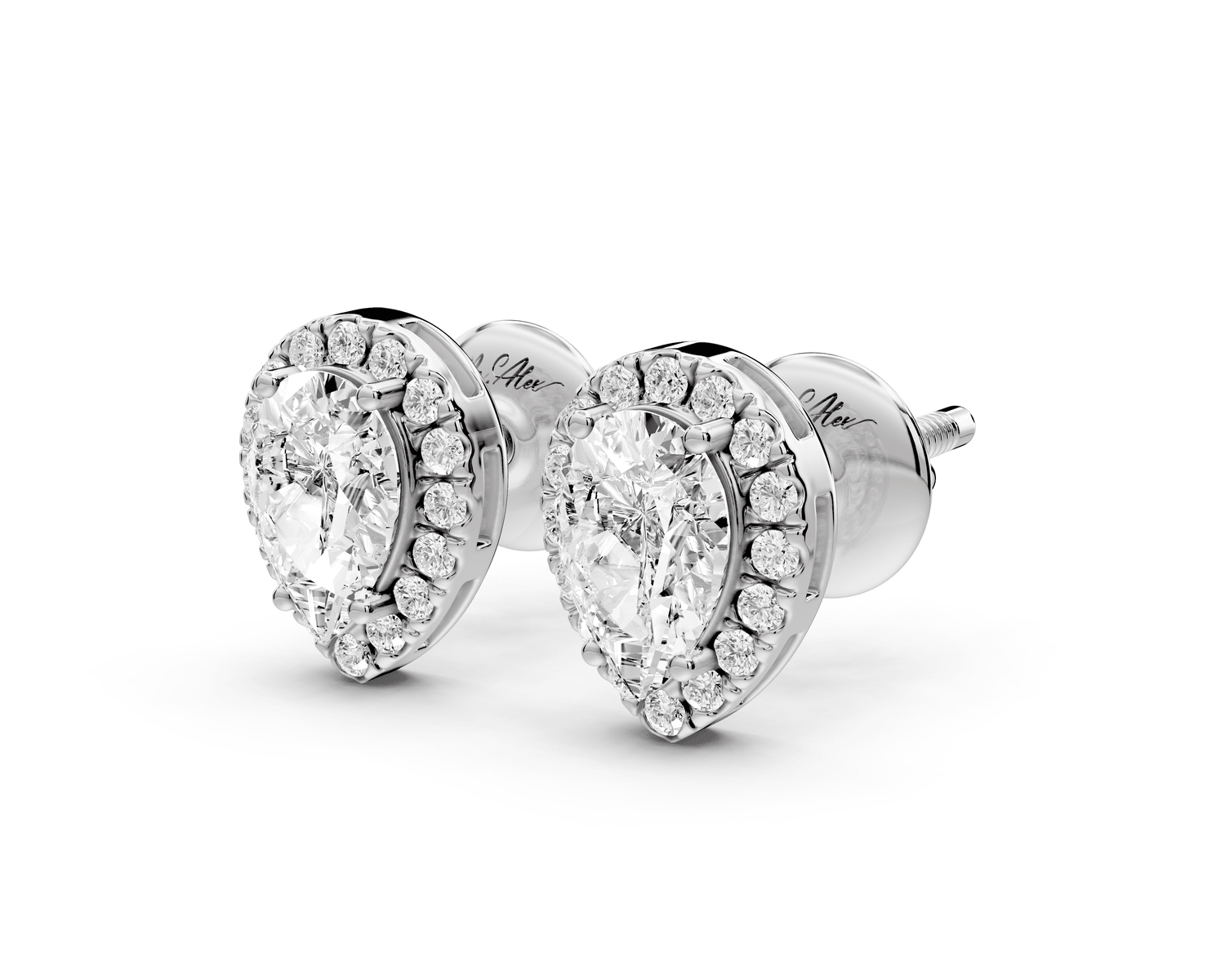 Lila Earrings White Gold - Mr. Alex Jewelry