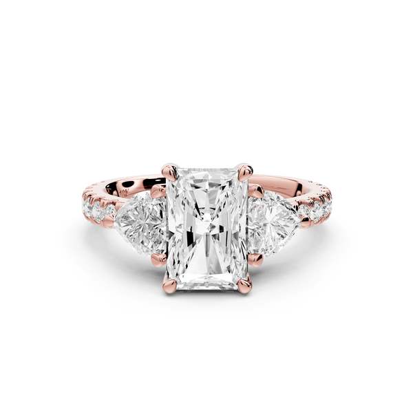 Lily - 2ct Engagement Ring 14k rose gold - Mr. Alex Jewelry