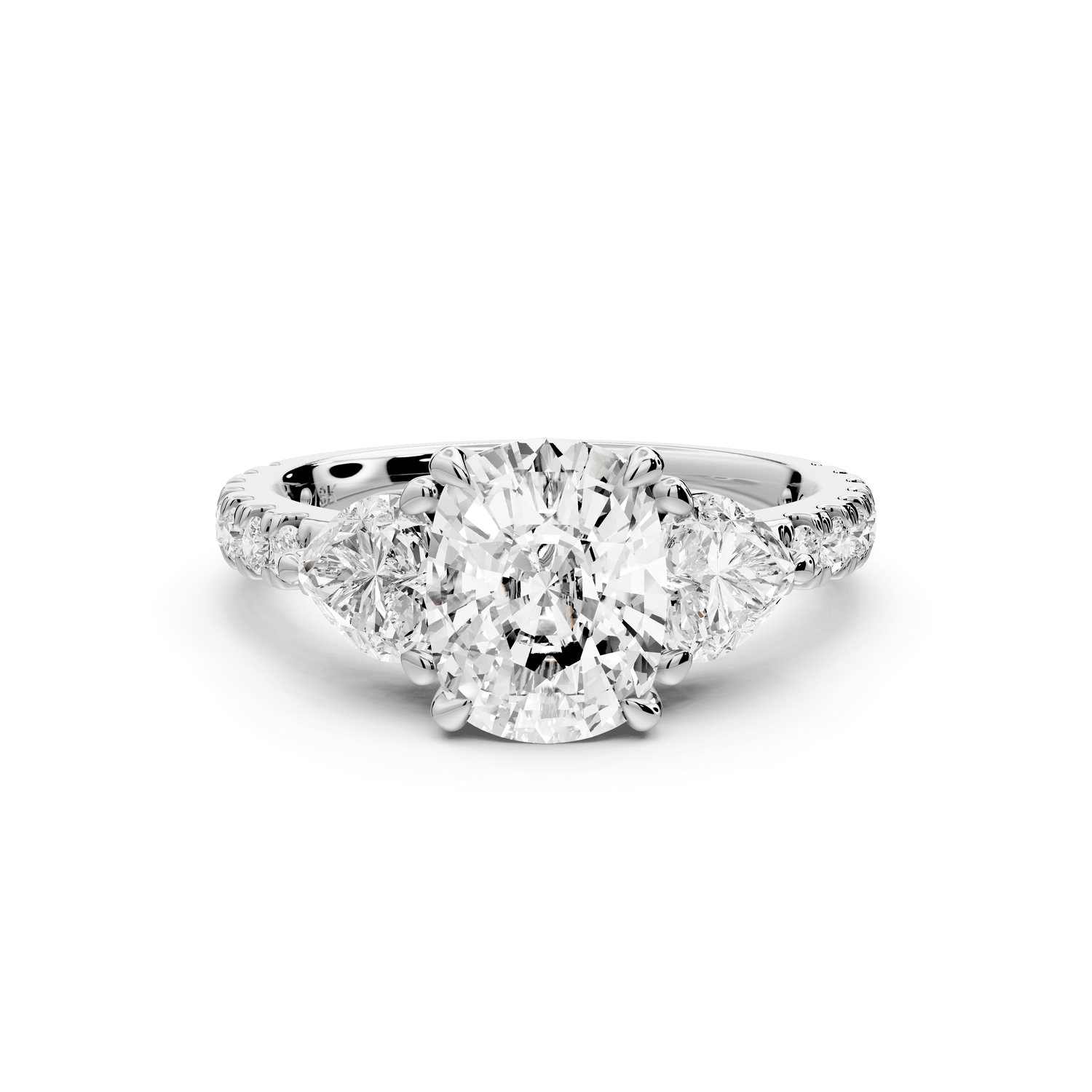 Lily - 2ct Engagement Ring 14k white gold - Mr. Alex Jewelry