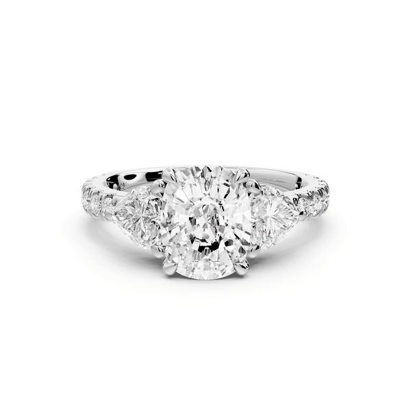 Lily - 2ct Engagement Ring 14k white gold - Mr. Alex Jewelry