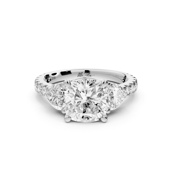 Lily - 2ct Engagement Ring 14k white gold - Mr. Alex Jewelry