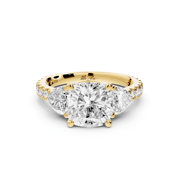 Lily - 2ct Engagement Ring 14k yellow gold - Mr. Alex Jewelry