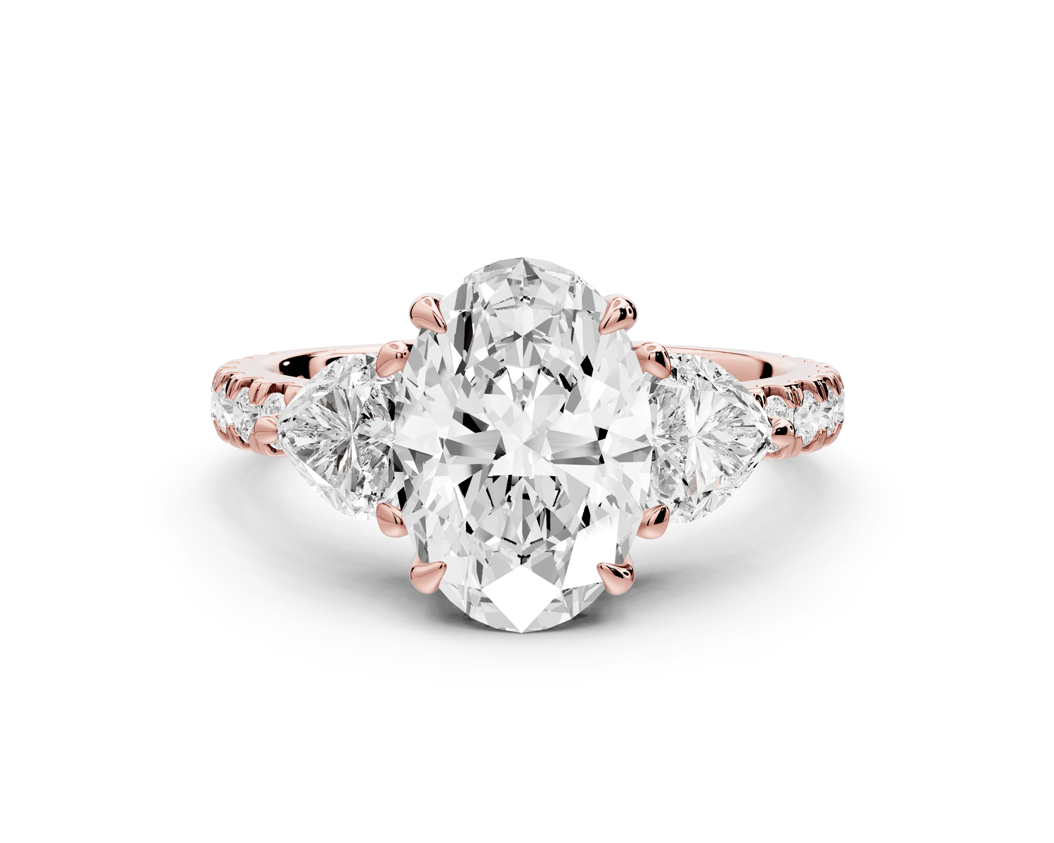 Lily - 2ct Engagement Ring 18k rose gold - Mr. Alex Jewelry