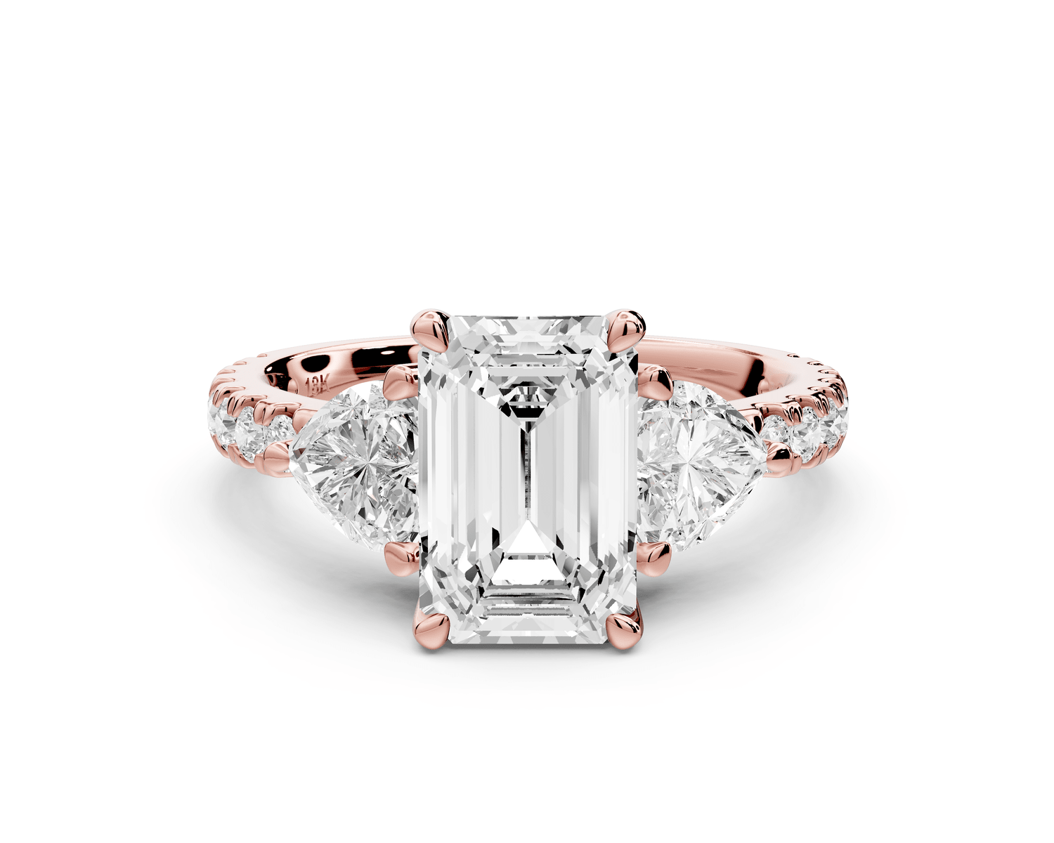 Lily - 2ct Engagement Ring 18k rose gold - Mr. Alex Jewelry