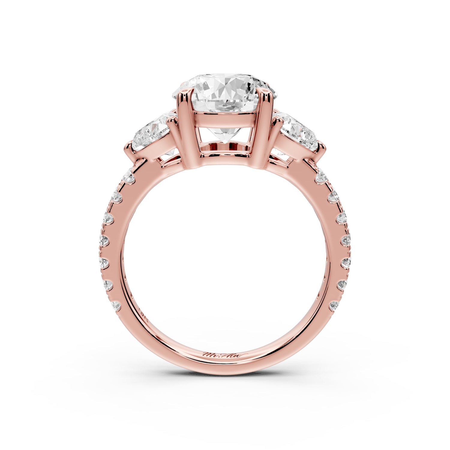 Lily - 2ct Engagement Ring 18k rose gold - Mr. Alex Jewelry
