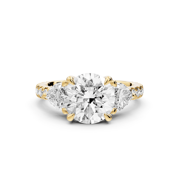 Lily - 2ct Engagement Ring 18k yellow gold - Mr. Alex Jewelry